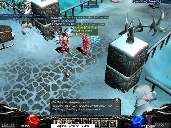 alex sunt darkmagic si am primit amenintari de la soulbring ca imi pierd adminul si la urma a zis k